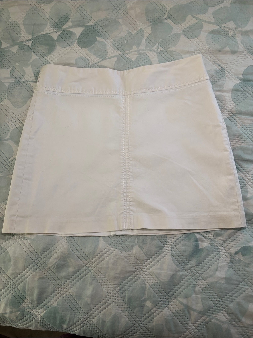 Classic White Mini Skirt — Clean A‑Line Style